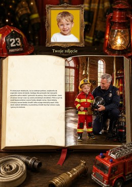 Ja - Dzielny Strażak - personalizowana fotorealistyczna książka