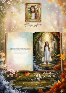 Ja - wróżka czterech pór roku - personalizowana fotorealistyczna książka
