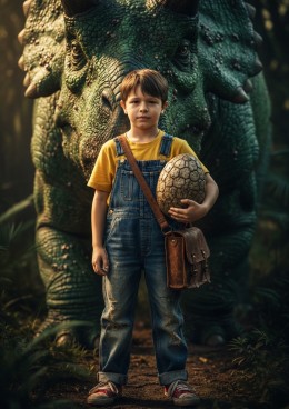 Ja i zaginione jajo dinozaura - personalizowana fotorealistyczna książka