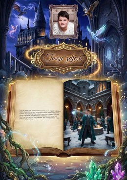 Ja i Tajemnice Szkoły Magii - personalizowana fotorealistyczna książka