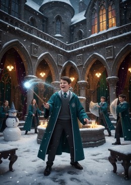 Ja i Tajemnice Szkoły Magii - personalizowana fotorealistyczna książka