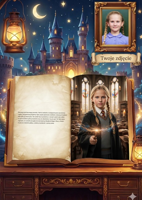 Ja i Akademia Magii - personalizowana fotorealistyczna książka