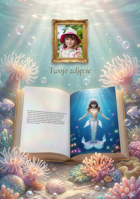 Ja i tajemnica podwodnego królestwa - personalizowana fotorealistyczna książka